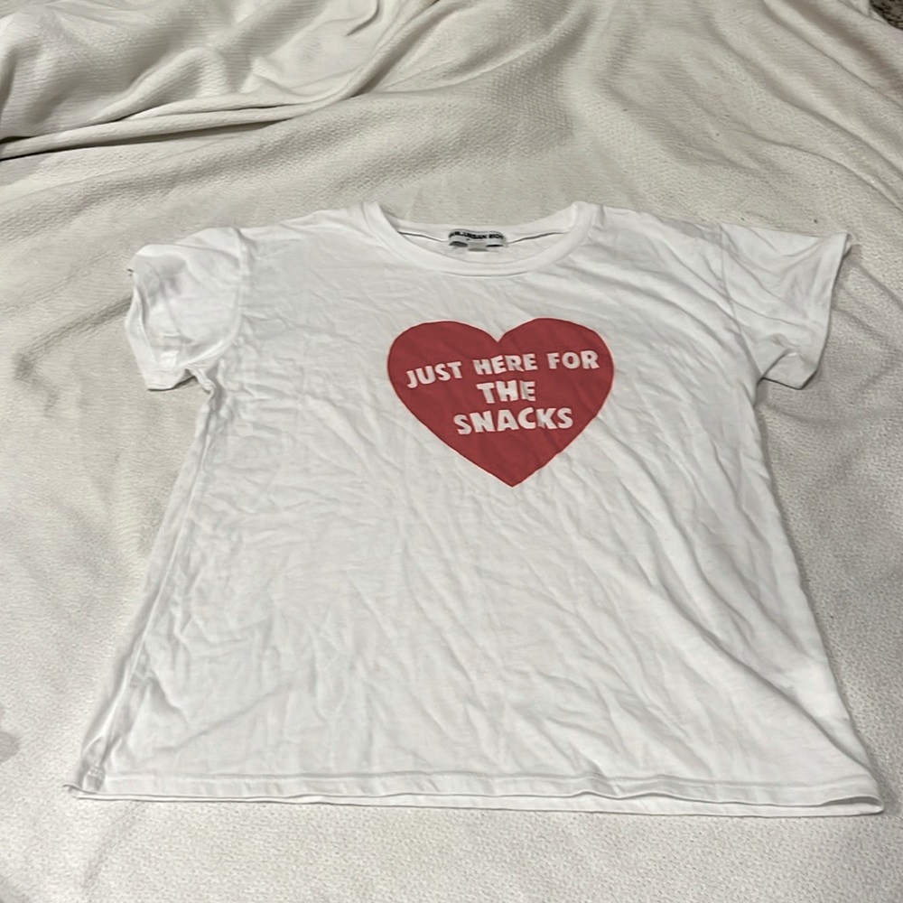 Brand: Sub Urban Riot, Size: YXL, just here for the snacks super cute